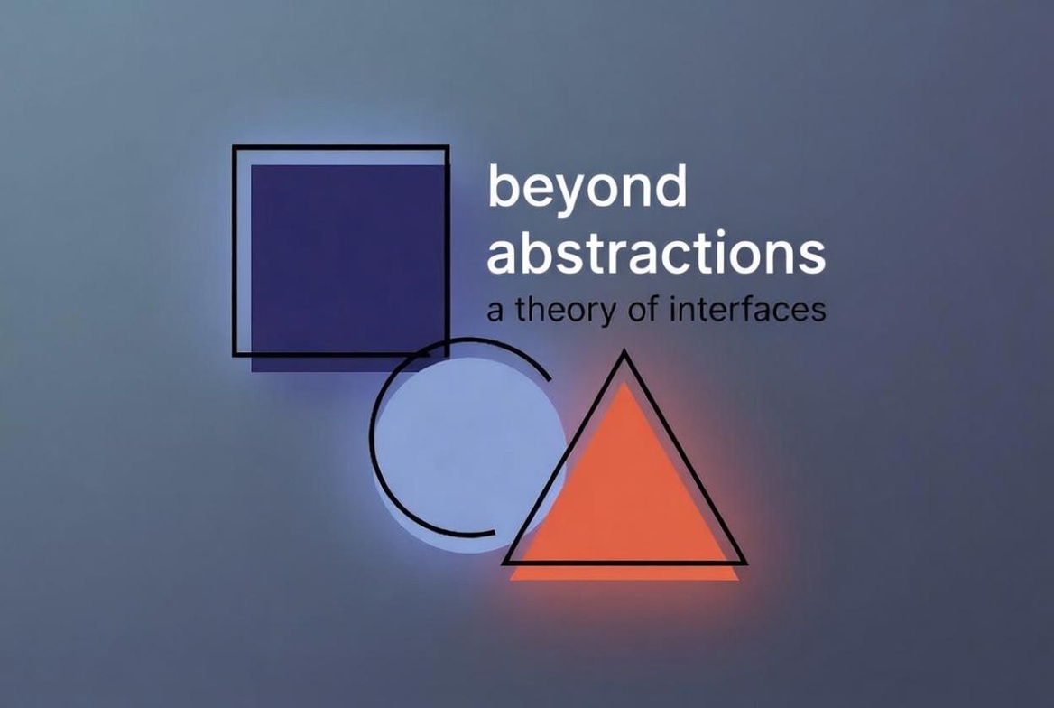 Beyond Abstractions - A Theory of Interfaces